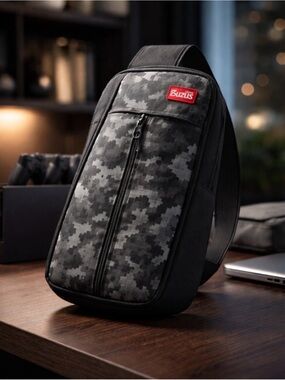 Men's Sling Travel Bag for Gaming and Electronics Accessories for N-Switch
